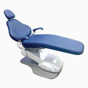 blue dentist chair